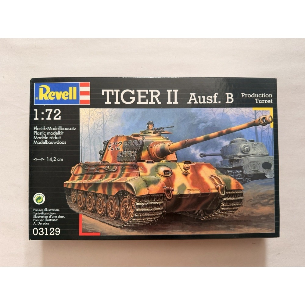 Revell 1:72 Tiger II Ausf. B (Production / Henschel Turret) Plastic Model Kit